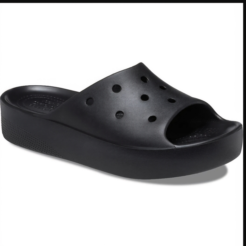 Black Slide Sandals